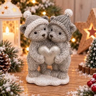 Figurka medvídků se srdcem 🧸💖