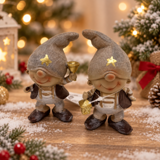 🎄 Figurka skřítek se zlatou hvězdou - dva druhy✨