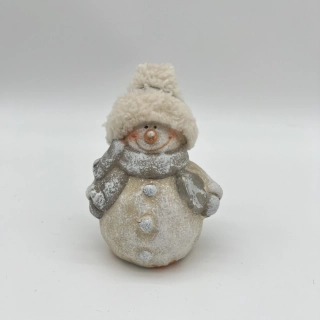ZIMNÍ DEKORACE FIGURKA SNĚHULÁK