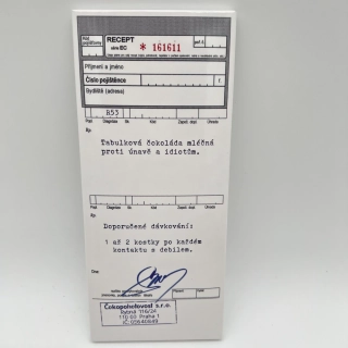 DÁRKOVÁ MLÉČNÁ ČOKOLÁDA - RECEPT 