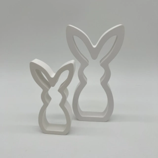🐰🤍 Keraflotový zajíc – větší (17,5 cm) 🤍🐰