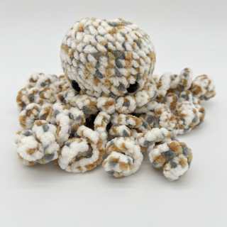 🐙 Háčkovaná chobotnička – melírovaná 