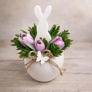 🐰 Jarní dekorace se zajíčkem ve vajíčku 🌷