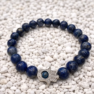💙 Náramek Lapis lazuli – Ruka Fatimy 💙