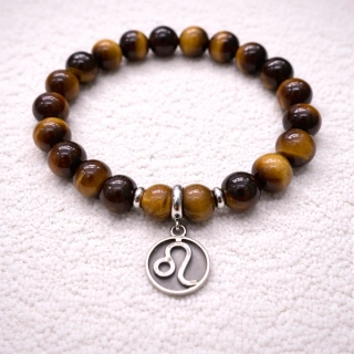 ✨ Náramek – Lev & Tygří oko ✨