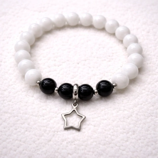 ✨ Náramek z jadeitu a onyxu ✨