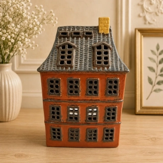 🏠 Keramický domeček na čajovou svíčku 🏠✨