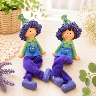 💜 Dekorační figurka kluka s pohyblivými nohami 💜