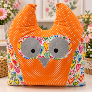 🦉 Polštářek pro klidný spánek – sovička 🧡🌿